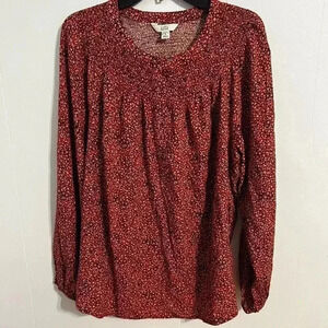 Croft&Barrow size 1x long sleeve‎ blouse. NWT